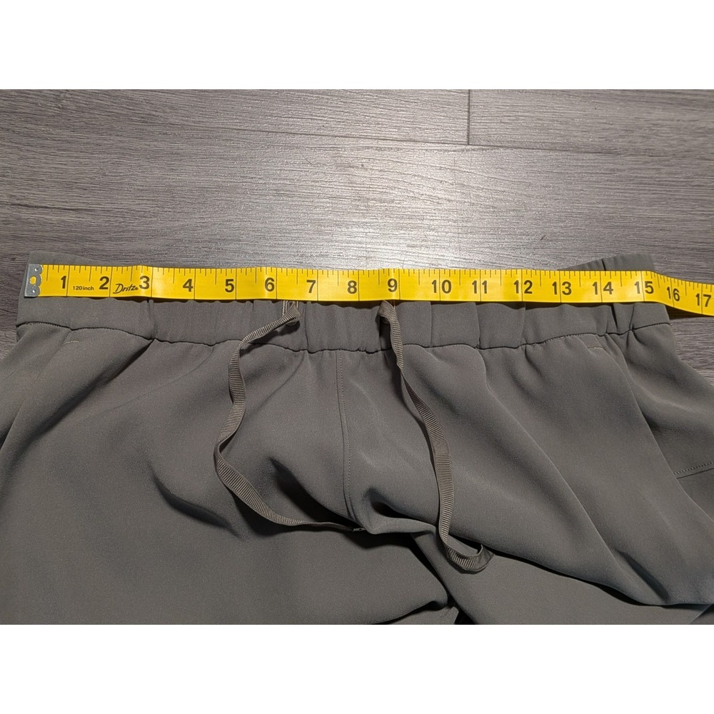 Lululemon Women's Gray Drawstring On The Fly Crop 24" Inseam Pants Size 8 - Picture 2 of 7